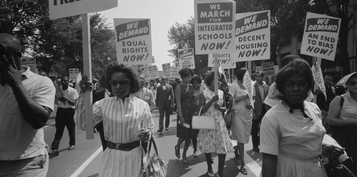 Women demonstrating