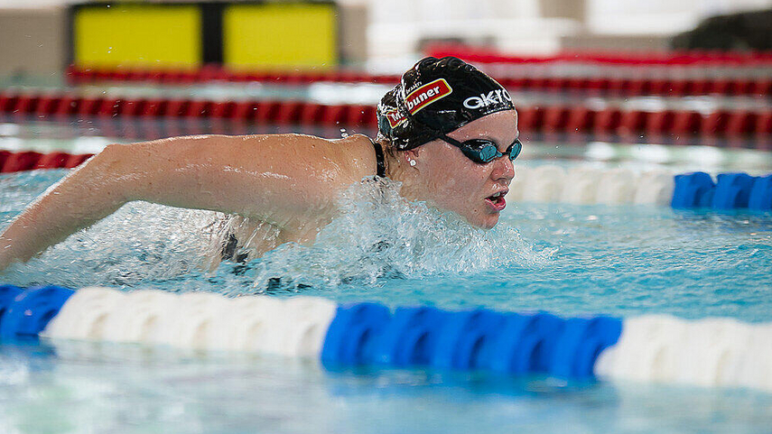 Julia Hassler à la piscine