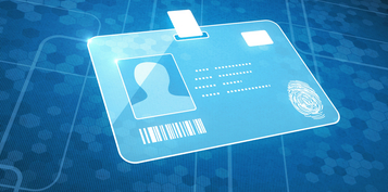 Badge neutre pour symboliser la protection des données