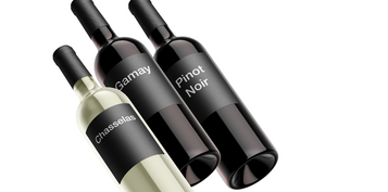 Trois bouteilles de vin
