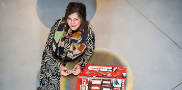 Prof. Dr. Andrea Samson im neuen Hochschulcampus Brig der OpenUni Schweiz